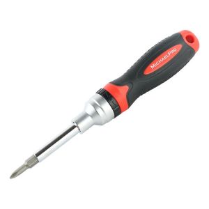 MICHAEL PRO 7-IN-1 RATCHETING SCREWDRIVER & NUT DRIVER MP002025