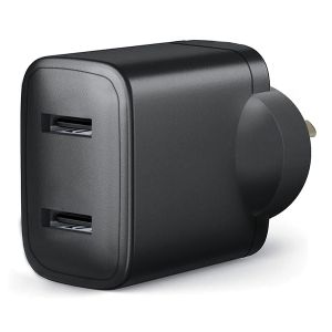 Powertech USB Mains Adaptor 4.8A Dual Type A MP3548