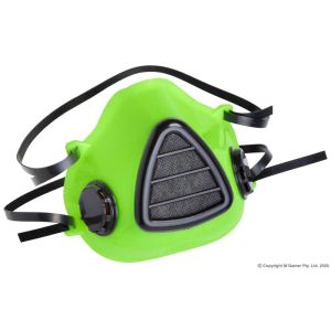 MP Aussie Products Large Respirator - Fluro Green MPLR-P2FG