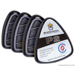 MP Aussie Products Disposable P2 Filters MPRF-P2-4