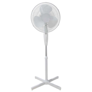 ROK 400mm Pedestal Fan with Remote White 150-23-52380