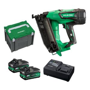 HiKOKI 18V 16G Brushless 20º Angled Finish Nailer Kit NT1865DA(HRZ)