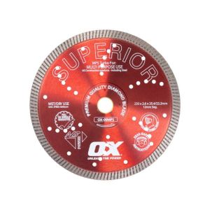 OX Diamond Turbo Blade 230mm/9" Reinforced Centre Plate PRO MPS OX-09MPS