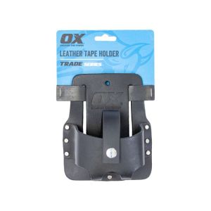 OX Trade Black Leather Tape Holder OX-T265707