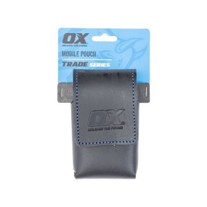 OX Trade Black Leather Mobile Phone Holder - L OX-T265708