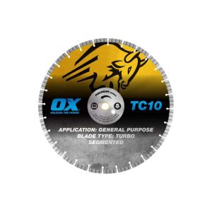 OX Premium Turbo Segmented Blade 400mm - Concrete/General Purpose 
 OX-TC10-16