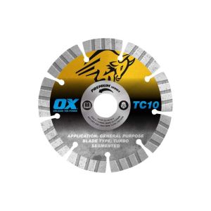 OX Premium Turbo Segmented Blade 125mm - Concrete/General Purpose 
 OX-TC10-5