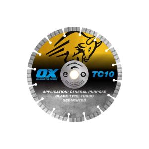 OX Premium Turbo Segmented Blade 230mm - Concrete/General Purpose 
 OX-TC10-9