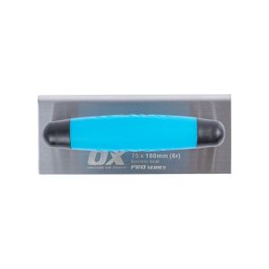 OX Pro Narrow Edging Trowel 6mm Radius- 75 x 180mm / 3in x 7in OX-P014406