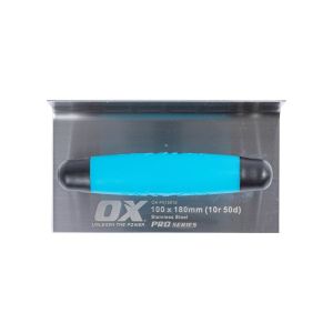 OX Pro Coving Trowel 100 x 180mm Stainless Steel OX-P015010