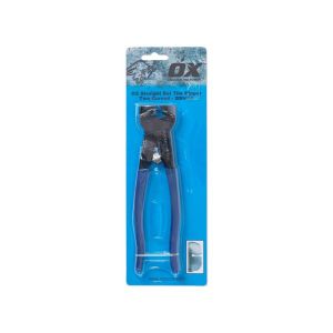 OX Professional 200mm Straight Set Tile Nipper, Two Curved OX-P152280
