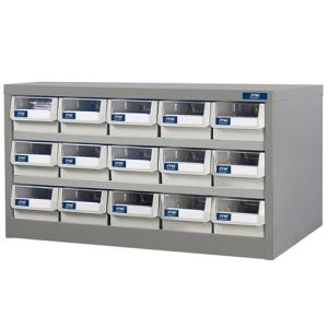ITM HD 15 DRAWER METAL PARTS CABINET PB-HD515