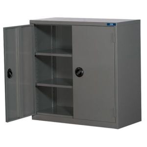 ITM METAL LOCKABLE CABINET W/2 SHELVES  PB-THD2S
