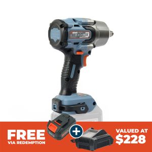 Senix X2 18V 1/2" 750Nm Brushless Impact Wrench Skin PDWX2-M7-EU-0