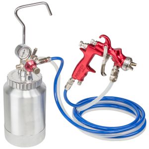 Prowin Tools 1.2mm 2 Ltr Pressure Feed Spray Gun System PW2LTRK12