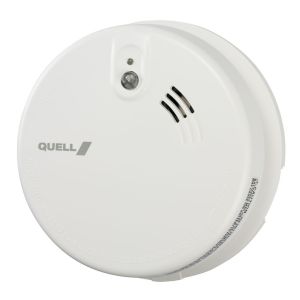 Quell Smoke Alarm Photoelectric 240v With 9v Battery Backup 140014