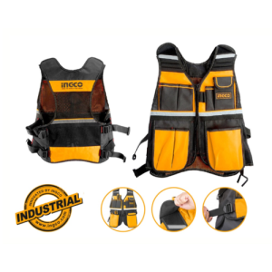INGCO Tool Vest 7 Pocket – Adjustable Tradesman Work Vest HTVT0901