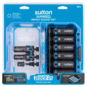 Sutton 9PC SupaTorq Impact Socket Set 10-24MM S252S09A