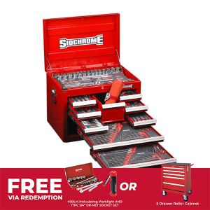 Sidchrome 309PC 10 Drawer Tool Kit Metric/AF SCMT10128