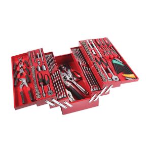 Sidchrome 136PC 5 Tray Cantilever Tool Kit Metric/AF SCMT10136
