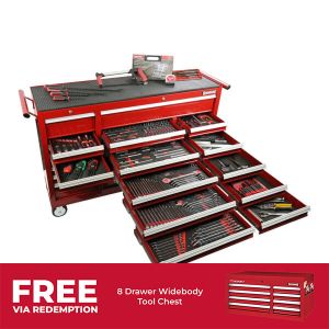 Sidchrome 393PC 20 Drawer Tool Kit Metric/AF SCMT11105