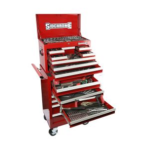 Sidchrome 250PC Roller Cabinet & Top Chest Tool Kit Metric/AF SCMT11400