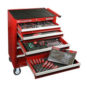 Sidchrome 250PC 7 Drawer Roller Cabinet Tool Kit Metric/AF SCMT11600