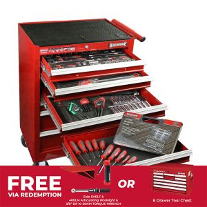 Sidchrome 250PC 7 Drawer Roller Cabinet Tool Kit Metric/AF SCMT11600