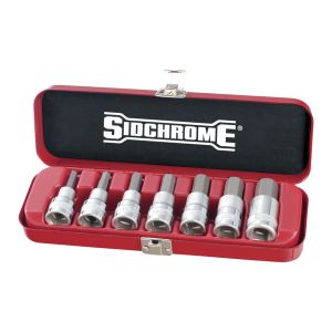 Sidchrome 7PC 1/2" DR Inhex Socket Set Metric SCMT14274
