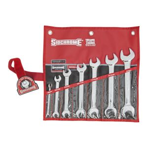 Sidchrome 7PC Open End Spanner Set AF SCMT20412