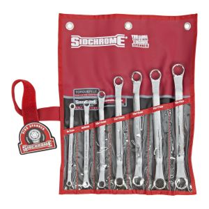 Sidchrome 7PC Ring Spanner Set Metric SCMT21206