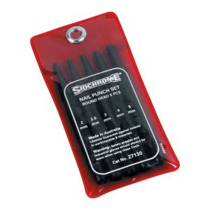 Sidchrome 5Pc Nail Punch Set SCMT27130