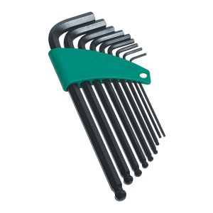 Sidchrome 9PC Long Ball End AF Hex Key Set SCMT29540