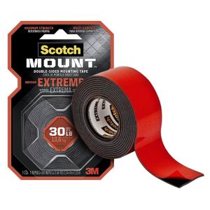Scotch Mount 70009113864 Mounting Tape Double Sided Extreme Strength 25mm x 1.5M 70009113864