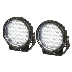 Powertech LED Driving Lights 6000 Lumen 2x 7" Solid SL4001