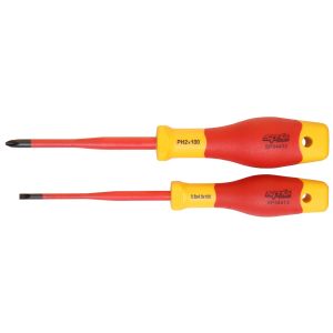 SP Tools 2PC VDE Insulated Electrical Screwdriver Set SP34043