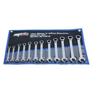 SP Tools 12PC Metric Ratcheting Gear Drive Spanner Set SP10212
