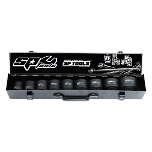 SP Tools 9PC 1"DR 6PT Metric Impact Socket Set SP20510