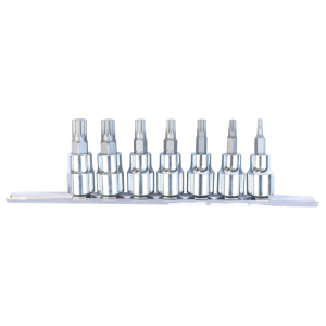 SP Tools 7PC 3/8"DR 48MM Spline Bit Socket Rail SP20543