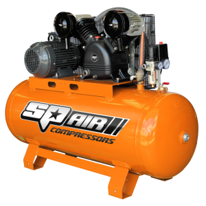 SP Tools 200LT 5.5HP 3 Phase Electric V-Twin Cast Iron Air Compressor SP25