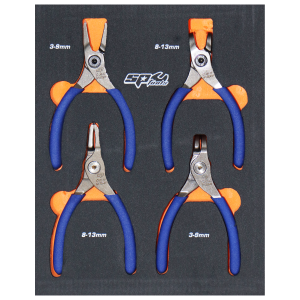 SP Tools 4PC 1.3mm Tip Circlip Plier Set SP32935