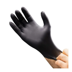 SP Tools X-Large Black Disposable Nitrile Workshop Gloves 100 Box SP68804