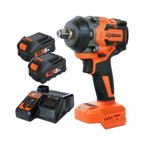 SP Tools 18V 2 X 5.0AH 1/2" Brushless Impact Wrench Combo Kit SP83126