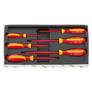 Stahlwille SW4695VDE Screwdriver Set 6 Piece Up To 1000v Drall + VDE SW4695VDE
