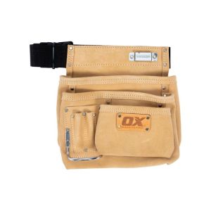OX Trade 6 Pocket Suede Leather Tool Belt OX-T265301