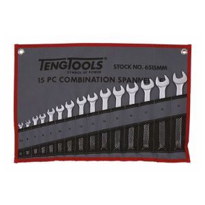 Teng 15PC 5.5MM-19MM Metric Combination Spanner Set W/Wallet TE-6515MM