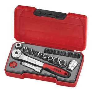 TENG 22PCE 1/4" DR. Mini Metric Socket Set TE-T1422