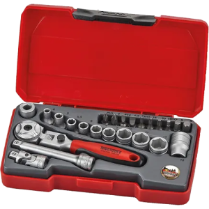 TENG 24PCE 1/4" DR Mini Metric Socket Set TE-T1424S