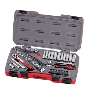 TENG 60PCE 1/4" DR. Metric/AF Regular/Deep Socket Set TE-T1460