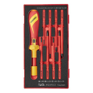 Teng 9PC 1000V VDE Torque Screwdriver Set TE-TEAVSD09